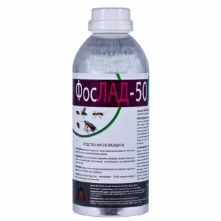ФосЛАД-50 средство от клопов, тараканов, блох, муравьев, комаров, мух, 1 л